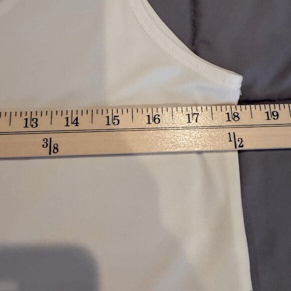 Clara Sun Woo Ivory White Tank Top Cami Shell Size Small - Picture 6 of 8